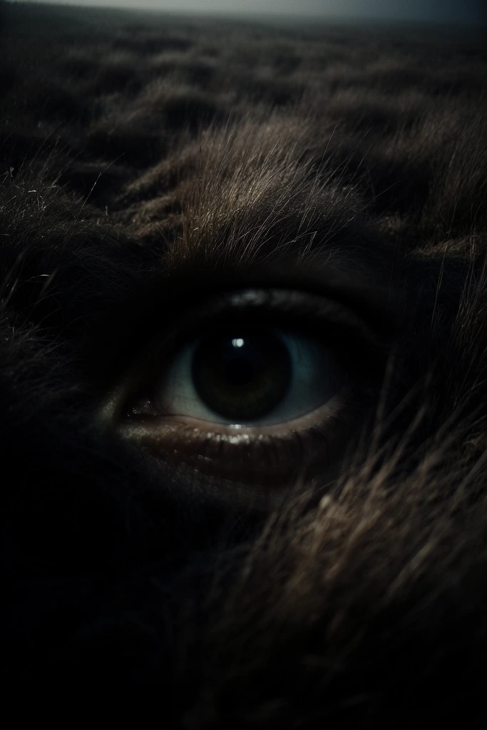 Cinematic Nocturnal Minimalism style AI image example 2