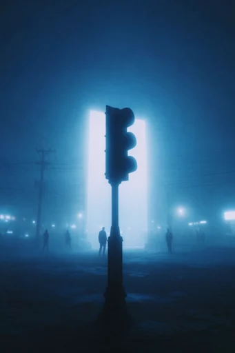 Luminous Liminal Monoliths style reference image — ethereal cosmic glow