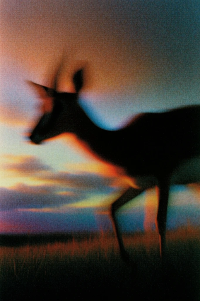 Amber Twilight Liminality style AI image example 3