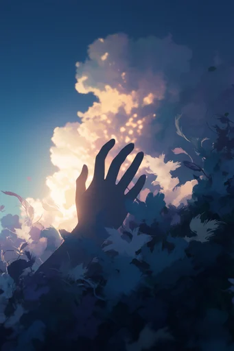 Nostalgic Summer Anime style reference image — golden hour lighting