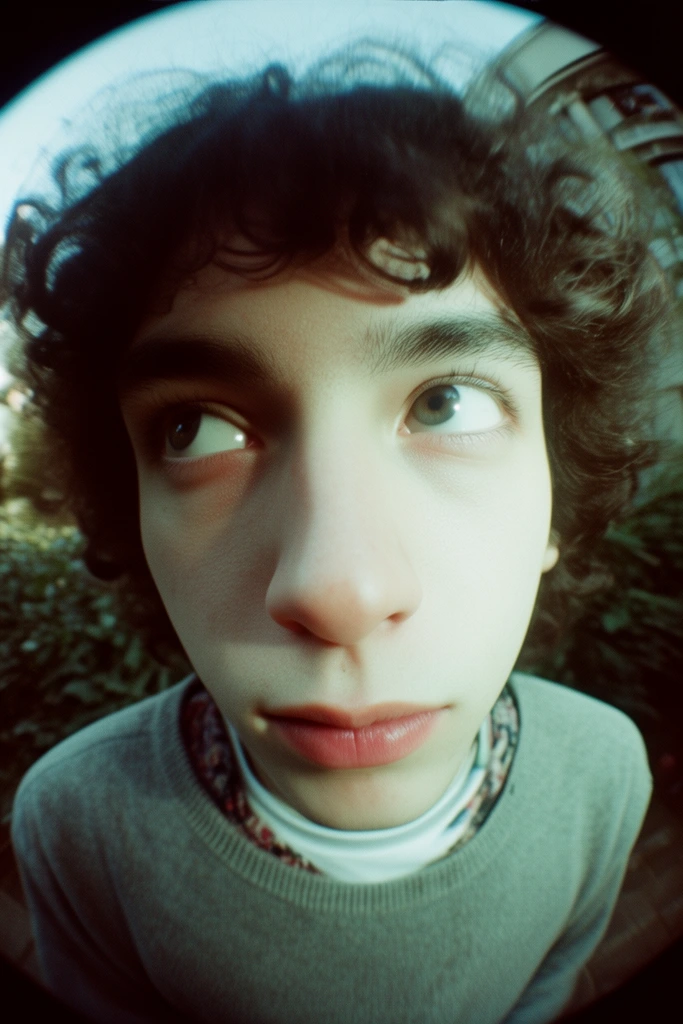 Distorted Urban Nostalgia style AI image example 1