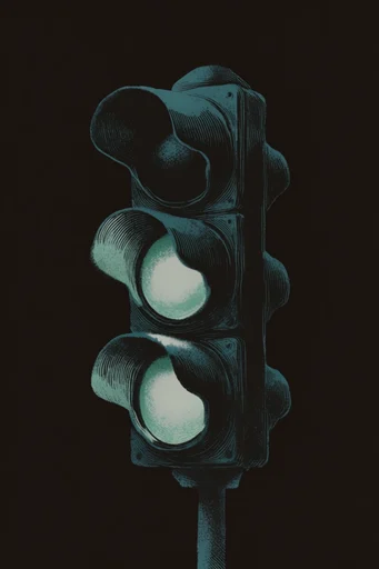 Bioluminescent Nocturnal Noir style reference image — stark black background