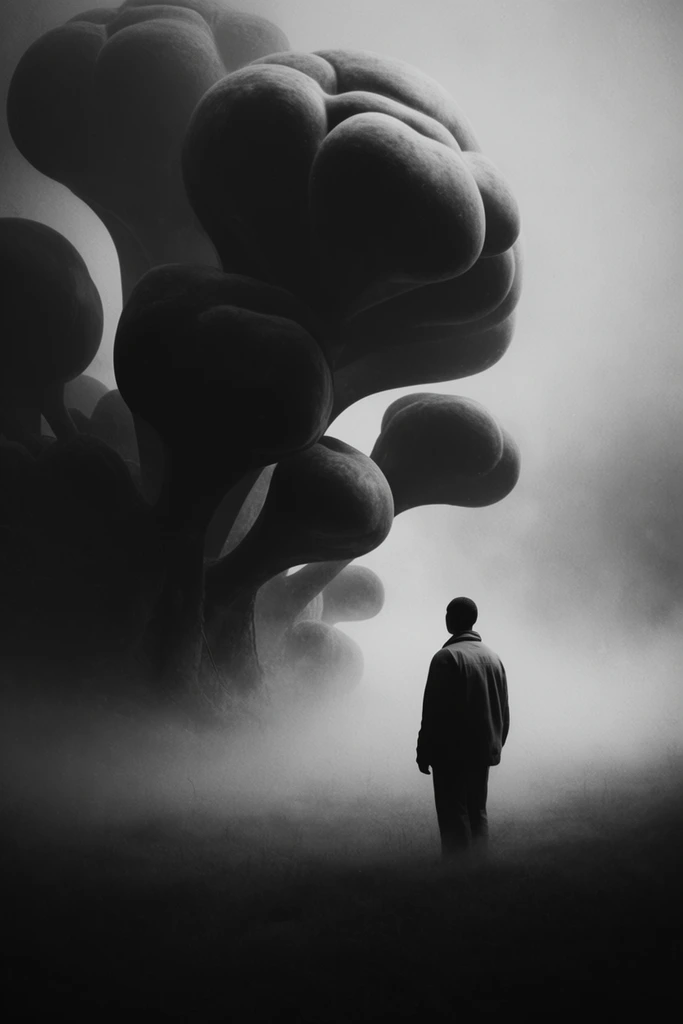 Monolithic Atmospheric Dread style AI image example 1