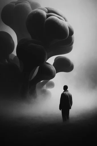Monolithic Atmospheric Dread moodboard — generate AI images in this style