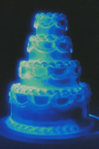 Luminous Thermal Noir style reference image — digital sensor artifacts
