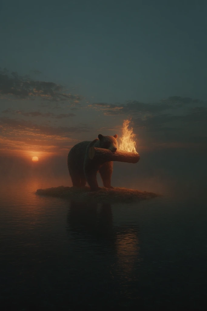 Nocturnal Amber Chiaroscuro style AI image example 3