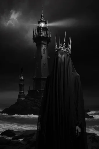 Liquid Gothic Sovereign style reference image — avant-garde armor