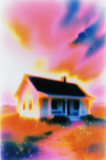 Thermal Aura Surrealism style AI image example 4