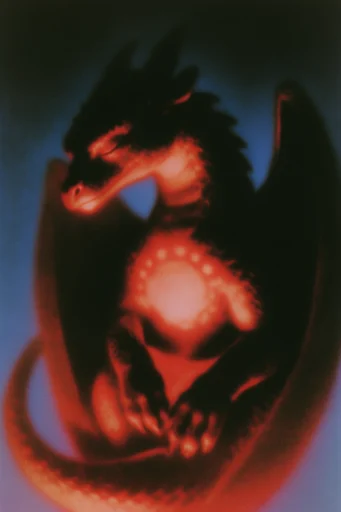 Ethereal Crimson Noir style reference image — soft focus blur