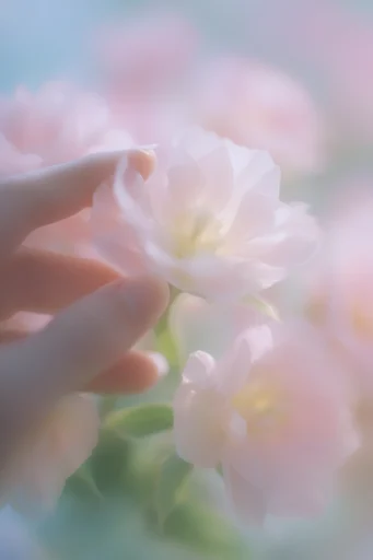 Luminous Organic Surrealism style reference image — ethereal diffused lighting