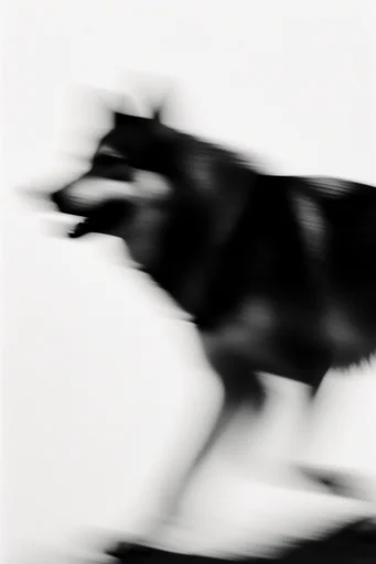 Kinetic Monochrome Silhouette style AI image example 3