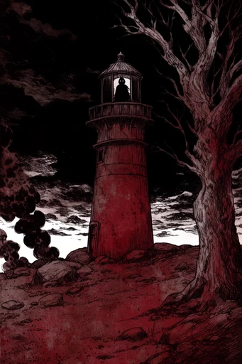 Crimson Ink Macabre style reference image — gothic surrealism