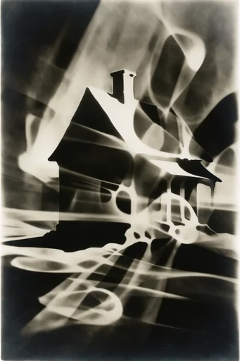 Avant-Garde Darkroom Noir style reference image — sharp geometric shadows