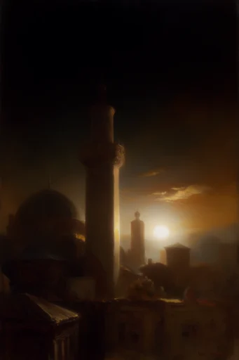 Luminous Chiaroscuro Etherealism style reference image — baroque atmosphere
