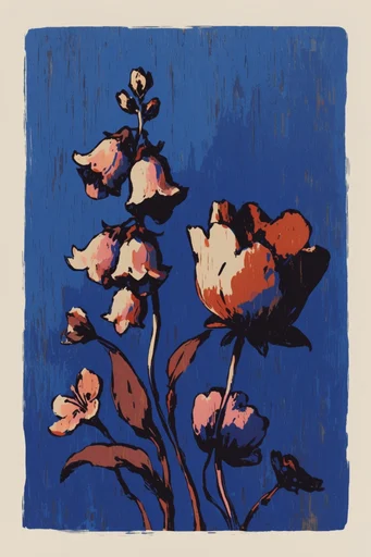Graphic Woodcut Modernism style reference image — high-contrast ink illustration
