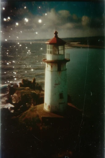 Ethereal Analog Nostalgia style reference image — analog halation