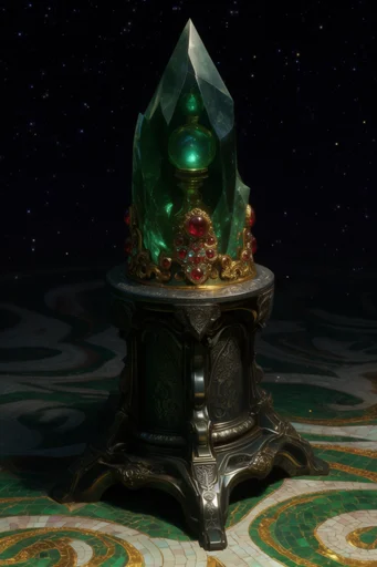 Celestial Gilded Mysticism style reference image — bioluminescent energy effects