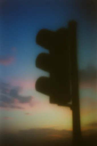 Nocturnal Twilight Impressionism style reference image — soft-focus silhouette