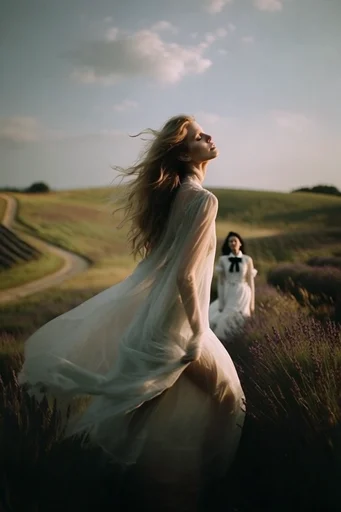 Ethereal Pastoral Nostalgia style reference image — dreamy soft focus