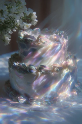 Luminous Prismatic Dreamscape style reference image — digital anime aesthetic