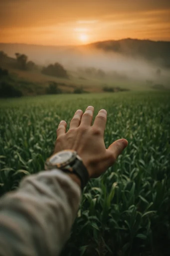 Nostalgic Pastoral Golden-Hour style reference image — nostalgic cinematic atmosphere
