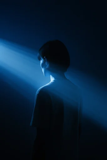 Cinematic Cobalt Chiaroscuro moodboard — generate AI images in this style