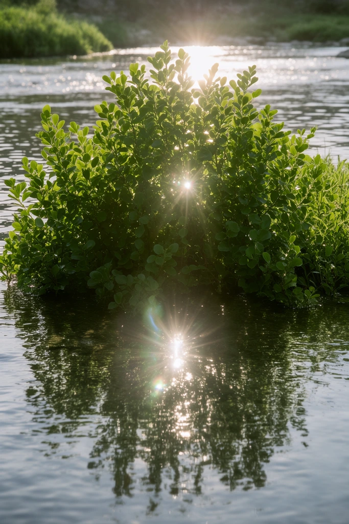 Luminous Aquatic Refraction style AI image example 2