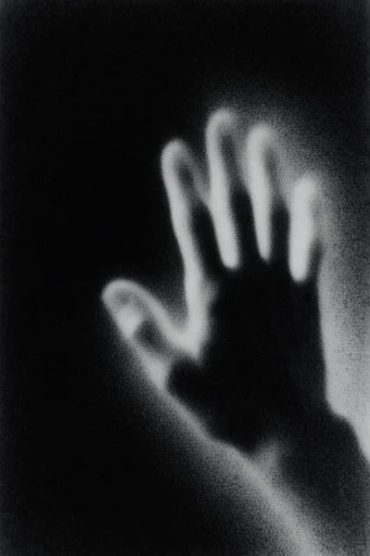 Ethereal Nocturnal Minimalism style reference image — diffused backlit silhouette