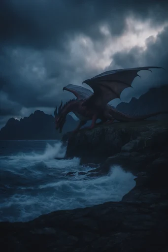 Sublime Nordic Noir style reference image — heavy overcast sky