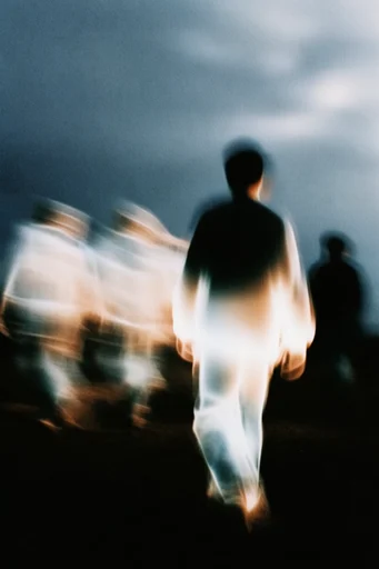 Kinetic Thermal Melancholy style reference image — analog texture