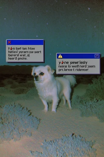 Surreal Liminal Glitchcore style reference image — uncanny dreamcore