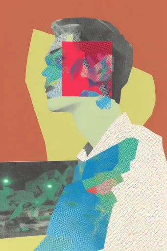 Tactile Neo-Punk Collage moodboard — generate AI images in this style