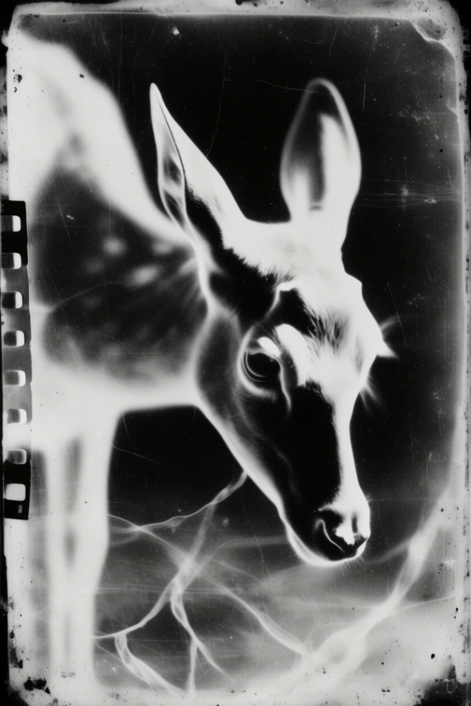 Experimental Analog Noir style AI image example 3