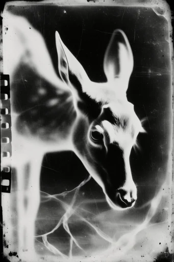 Experimental Analog Noir style AI image example 3