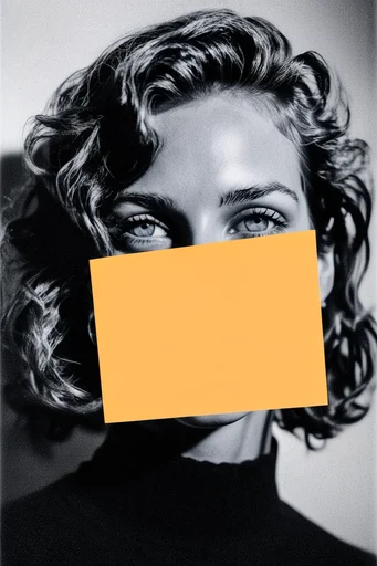Monochrome Graphic Surrealism style reference image — geometric graphic intervention