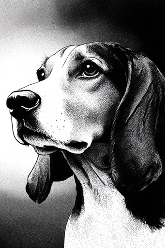 Gritty Monochromatic Noir style reference image — deep shadows