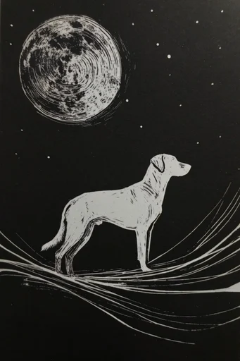 Monochromatic Avant-Garde Noir style reference image — chiaroscuro lighting