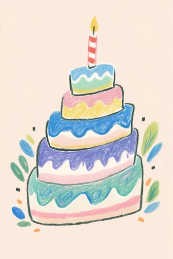 Textured Naive Whimsy style reference image — whimsical childlike sketch