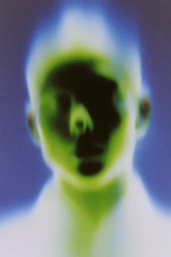 Spectral Kinetic Decay style reference image — motion-blurred silhouettes