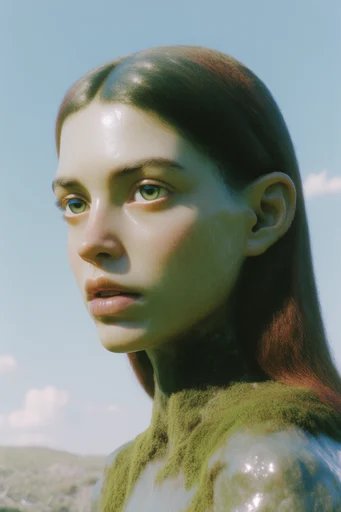 Surreal Liminal Biomorphism style reference image — nostalgic CGI