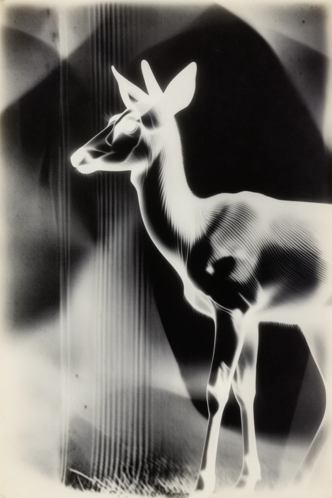 Avant-Garde Darkroom Surrealism style AI image example 3