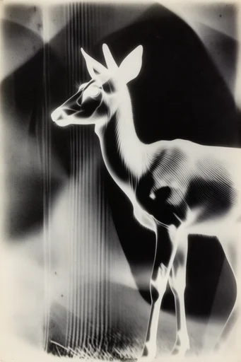 Avant-Garde Darkroom Surrealism style AI image example 3