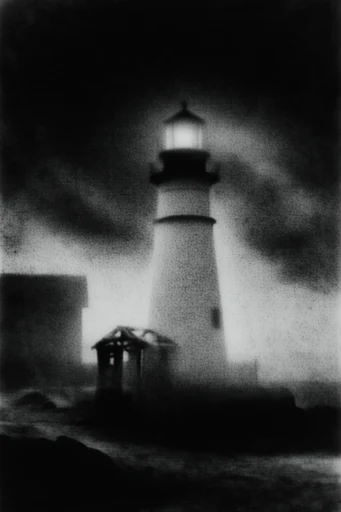 Stippled Noir Grain style reference image — soft focus blur