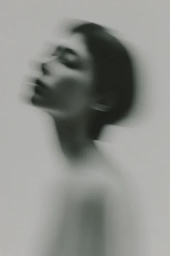 Ethereal Veiled Abstraction style reference image — minimalist composition