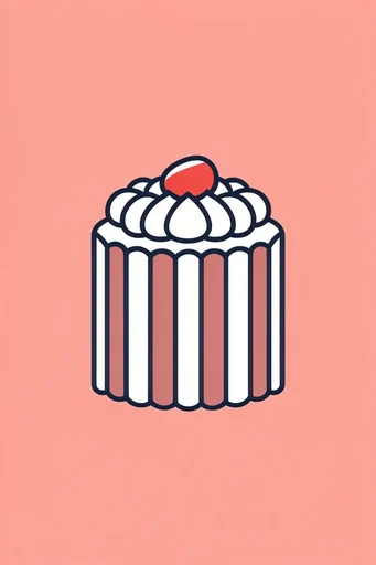 Graphic Monoline Minimalism style reference image — modernist icon design