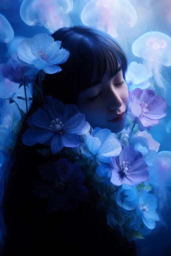 Ethereal Bioluminescent Surrealism style reference image — magical realism