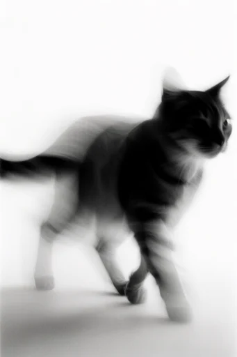 Ethereal Monochrome Motion style reference image — high contrast photography