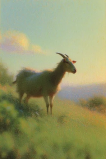 Ethereal Pastoral Nostalgia style reference image — minimalist landscape