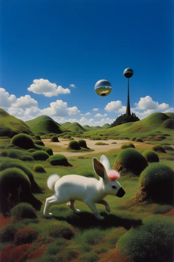 Surreal Pastoral Liminality style reference image — hyper-realistic velvet texture