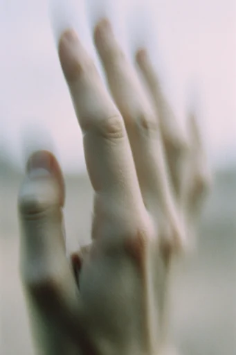 Intimate Ethereal Melancholy style reference image — muted neutral palette